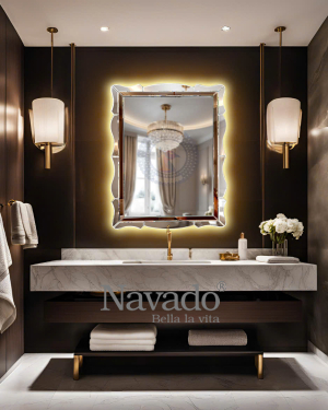 LED Artistic Rectangle Makeup Mirror Anna NAV 6002A