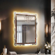 LED Artistic Rectangle Makeup Mirror Anna NAV 6002A