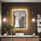 LED Artistic Rectangle Wall Mirror Anna NAV 6002A