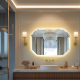 LED Artistic Octagonal Vanity Decor Mirror
