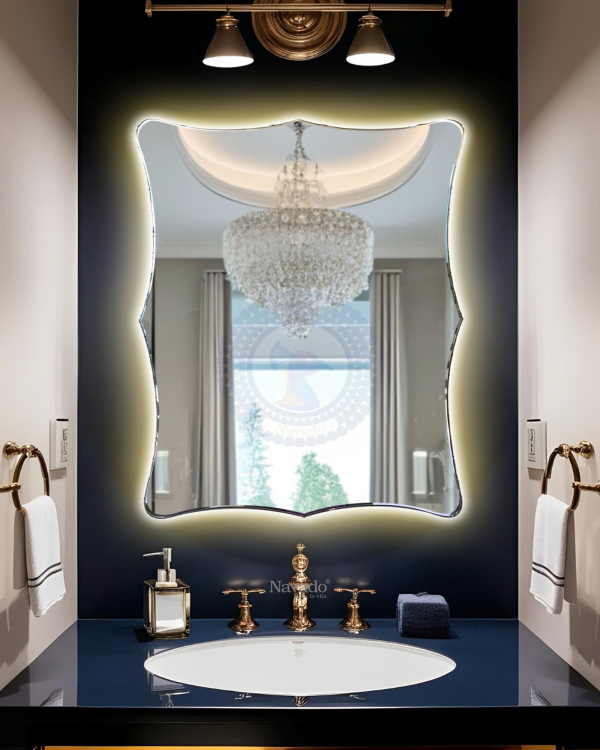 LED Artistic Bathroom Decoration Mirror