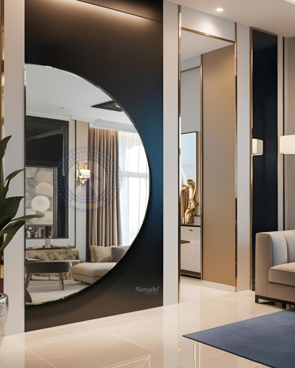 Semicircle Full Lenght Decoration Mirror