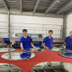 Full-length Oval Golden Frame Mirror