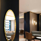 Full-length Oval Golden Frame Mirror