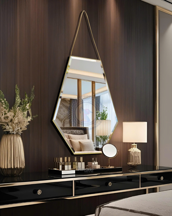 Artistic Silver Frame Vanity Mirror