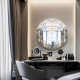 Geometric Artistic Round Vanity Mirror 