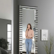 Striped Geometric Full-Length Vanity Mirror