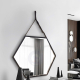 Hexagonal Hanging Wall Mirror NAV 905A