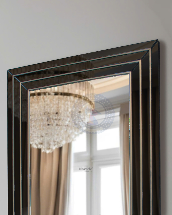 King Black Full-Length Mirror NAV 2075-NT