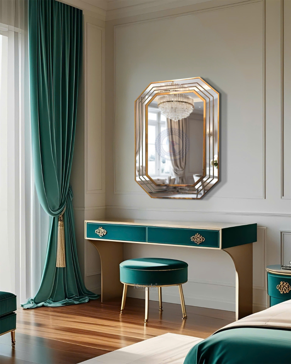 Artistic Octagon Backlit Mirror