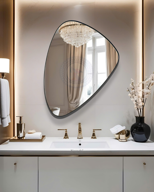Asymmetrical Modern Wall Mirror