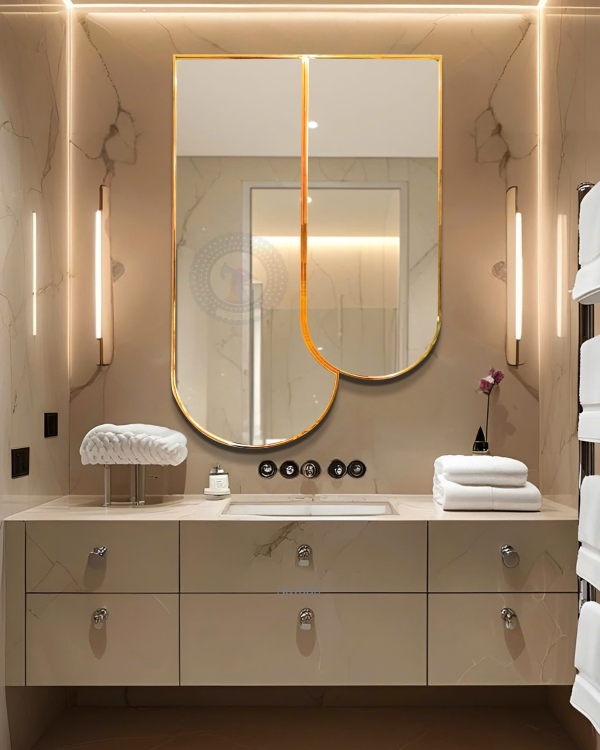 Dual Curve Vanity Mirror