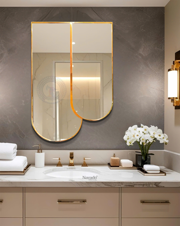Dual Curve Vanity Mirror