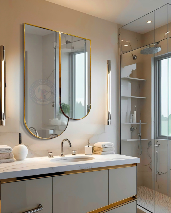 Dual Curve Vanity Mirror