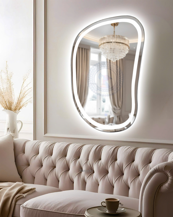 Illuminated Organic LED Mirror