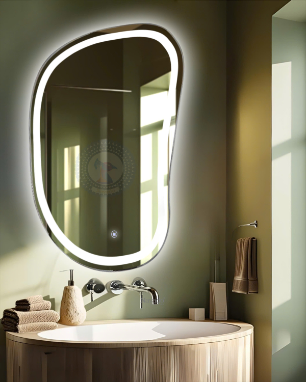 Illuminated Organic LED Mirror