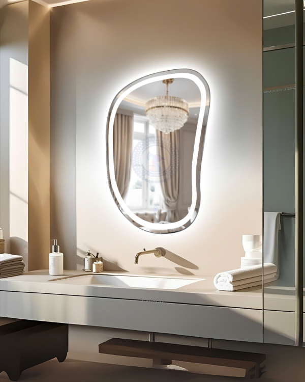 Illuminated Organic LED Mirror