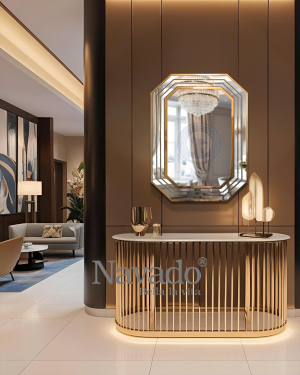 Artistic Octagon Backlit Mirror