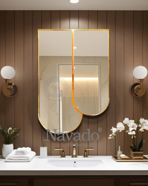 Dual Curve Vanity Mirror
