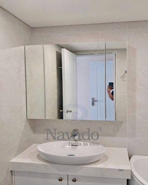 Tri-Fold Bathroom Mirror