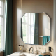 Artistic Beveled Octagon Mirror