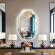 Geometric Luxury LED Mirror