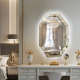 Geometric Luxury LED Mirror