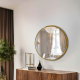 Artistic Gold Round Mirror NAV 3008B