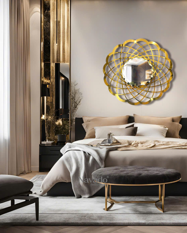 Artistic Bloom Mirror