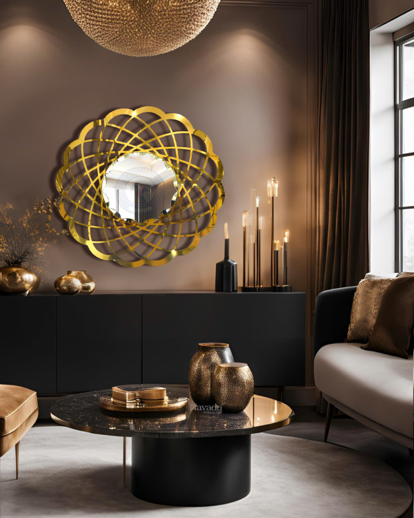 Artistic Bloom Interior Decoration Mirror