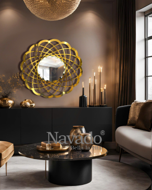 Artistic Bloom Mirror