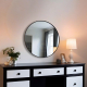 Artistic Black Circle Decoration Mirror