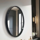 Artistic Black Circle Decoration Mirror