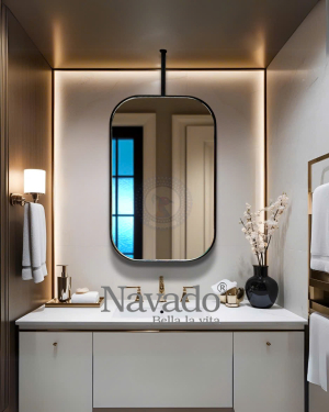 Artistic Hanging Capsule Mirror