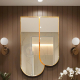 Artistic Dual Curve Mirror