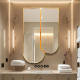 Artistic Dual Curve Mirror