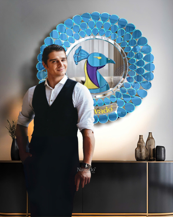 Artistic Peacock Vanity Mirror NAV 2042