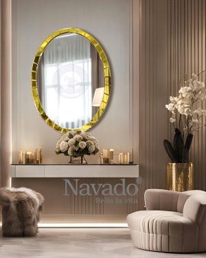 Artistic Oval Mirror Rossi NAV 2125