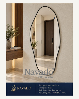 Botanical Edge Full-Length Mirror