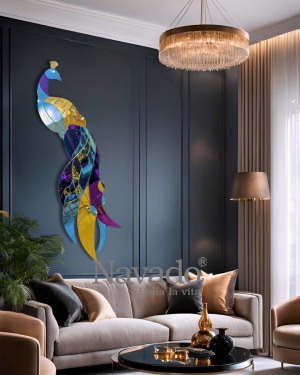 Colorful Parrot Mirror Art