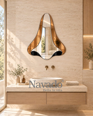 Conical Hat Bathroom Mirror