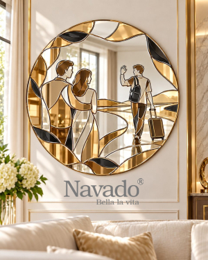 Dancing Couple Decorative Mirror