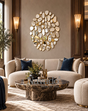 Pebble Cluster Decorative Mirror