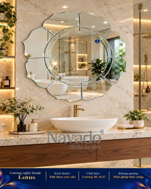 Petal Frame Bathroom Mirror