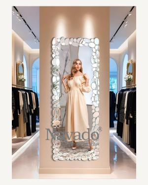 Rod Mosaic Full-Length Mirror
