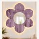 Amethyst Flower Decorative Mirror