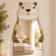 Bear Silhouette Full-Length Mirror