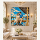 Couple Mosaic Wall Art