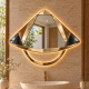 Geometric Arc Bathroom Mirror