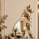 Geometric Cat Decorative Mirror